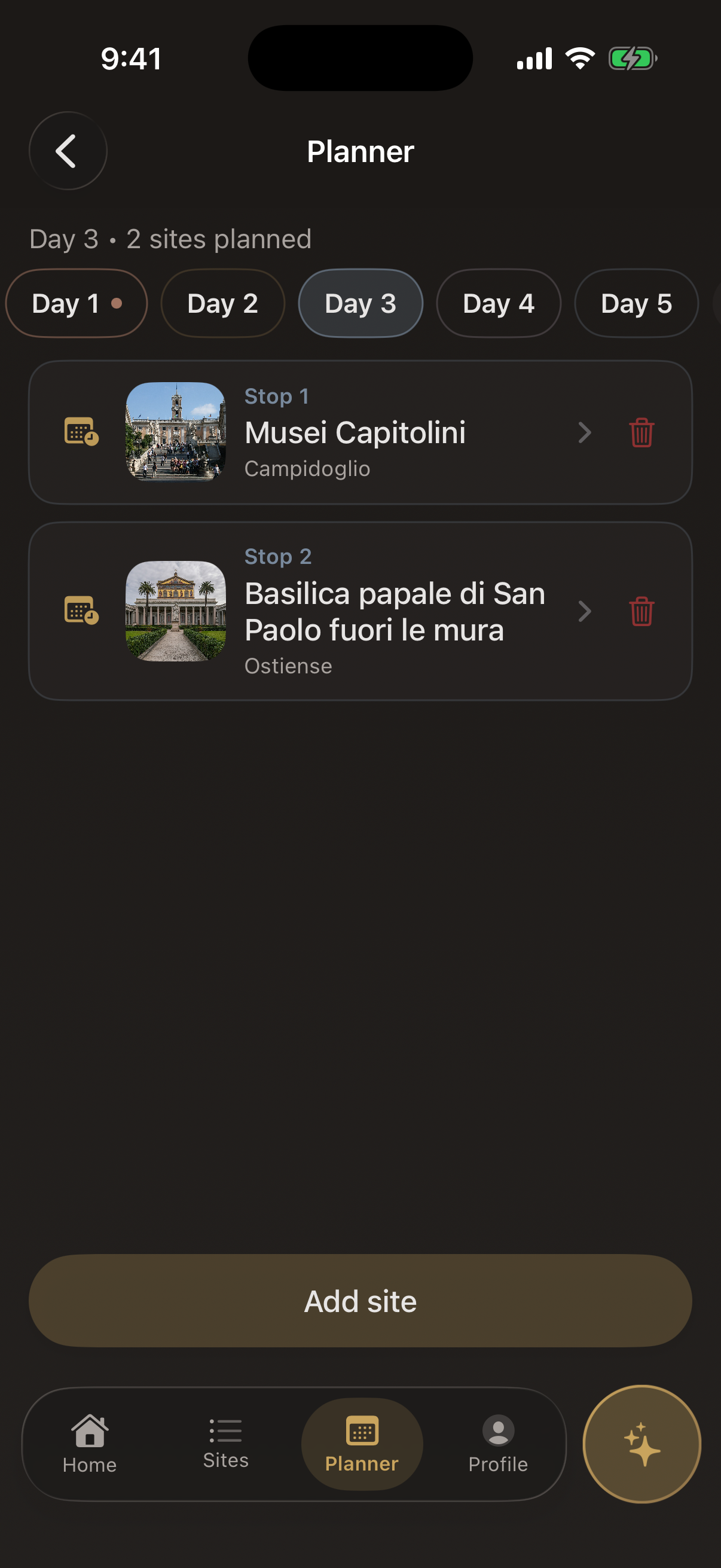 Trip planner